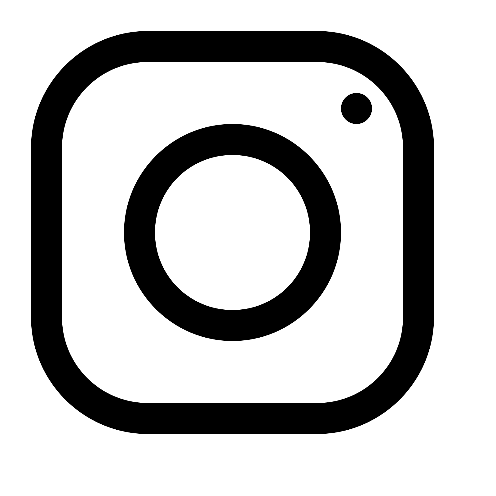 Black And White Instagram Logo PNG Transparent Background 1600x1600px ...