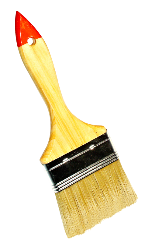 Yellow Paint Brush PNG Transparent Background 500x824px Filesize