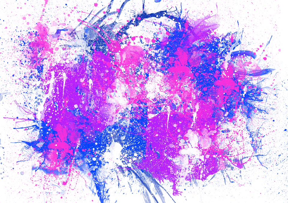 Purple Paint Spray Brush PNG Transparent Background 960x678px