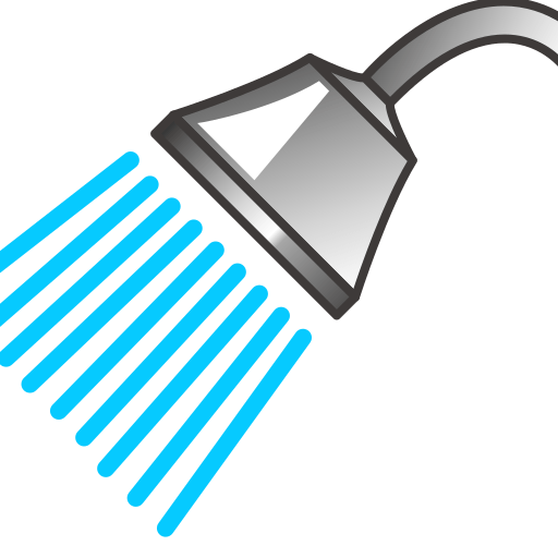 Shower Emoji Clipart PNG Transparent Background 512x512px Filesize
