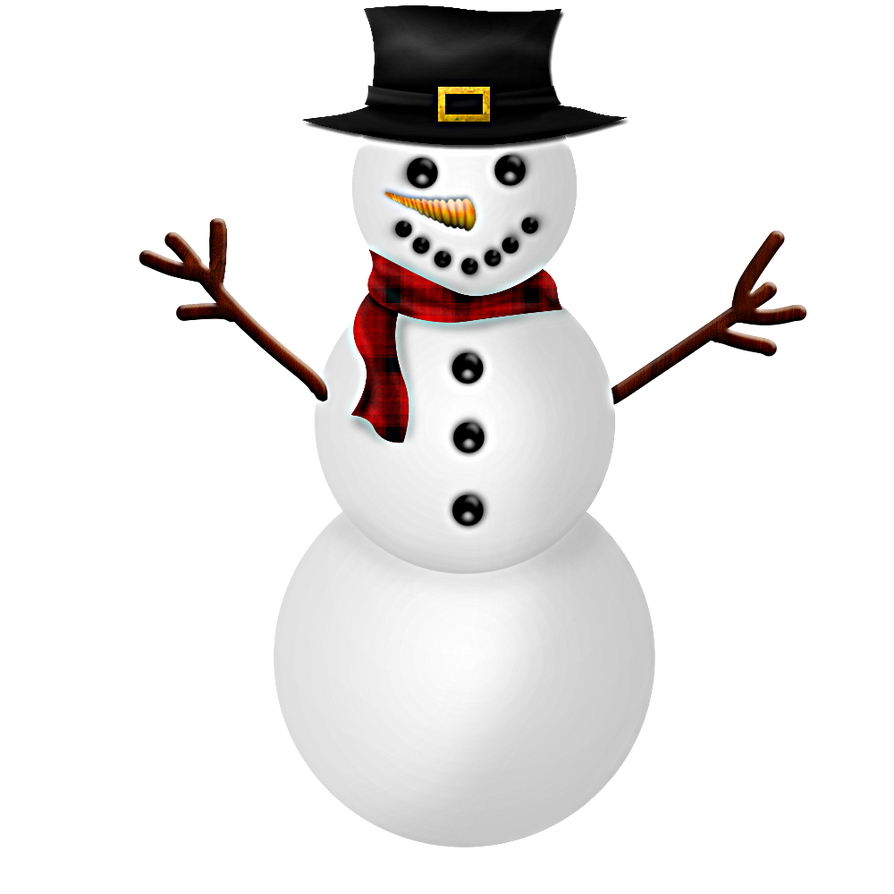 Snowman Hd Background With A Scarf In The Air - 29309 - TransparentPNG