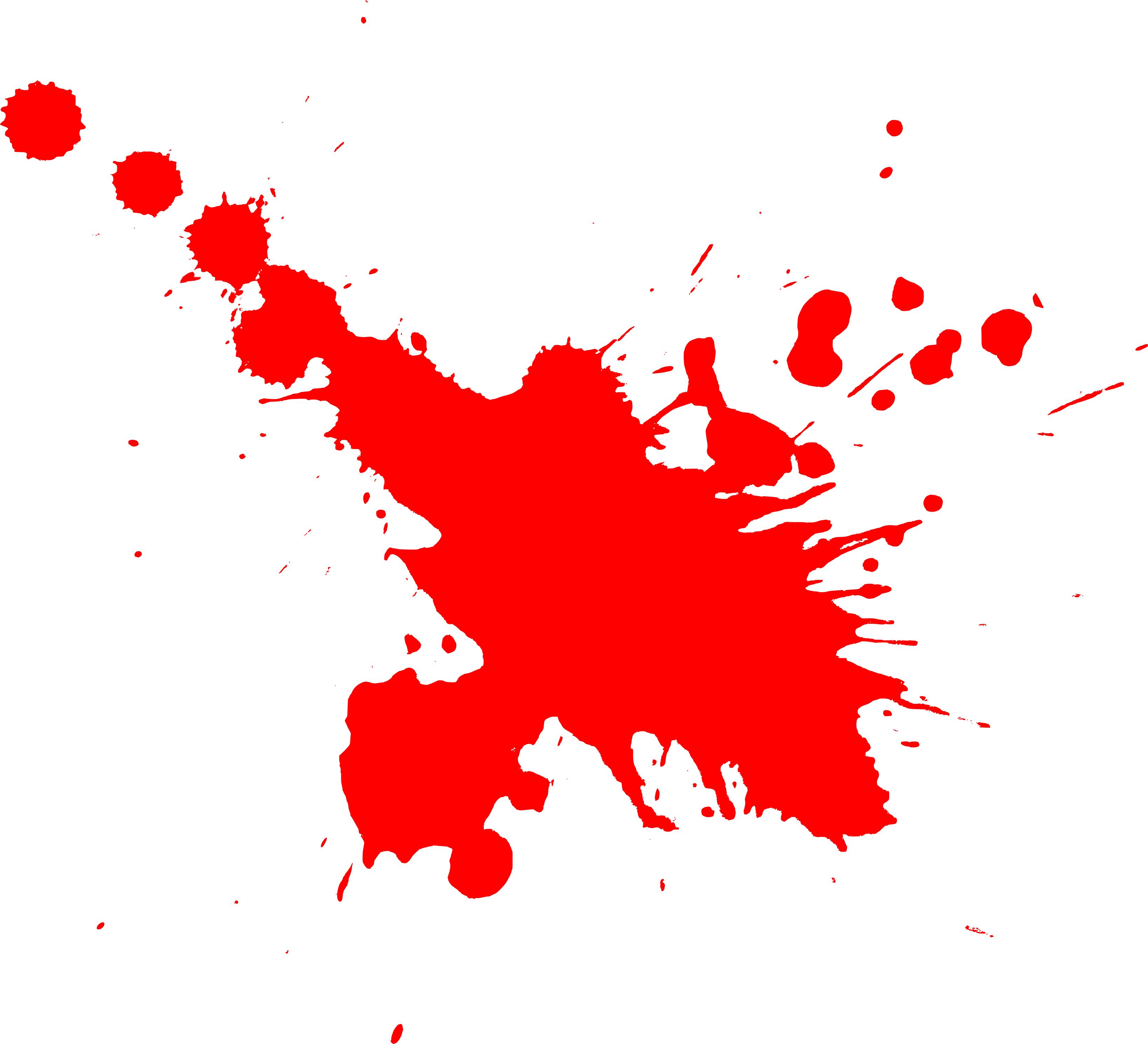 Splatter Clipart Hd 6 PNG Transparent Background 3279x2983px - Filesize ...