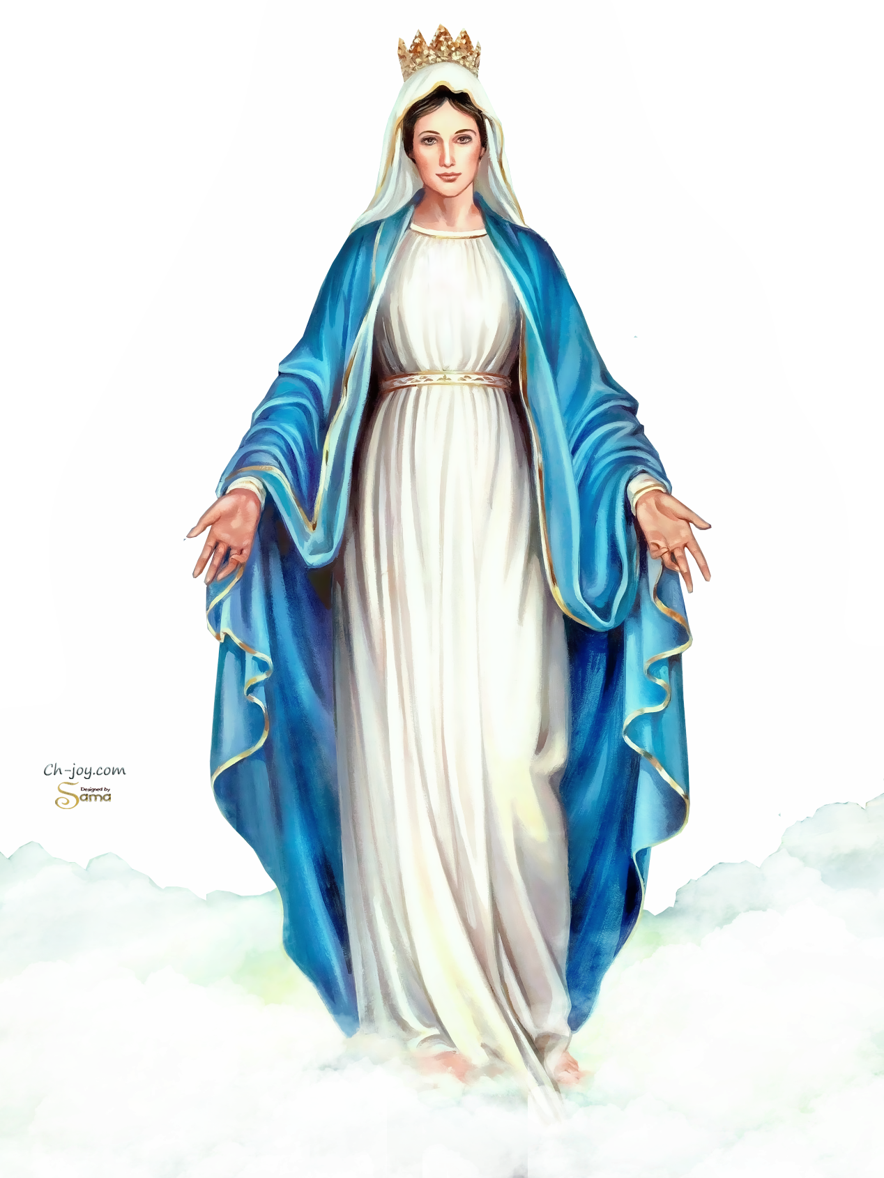 Virgin Mary Picture PNG Transparent Background 1268x1689px - Filesize