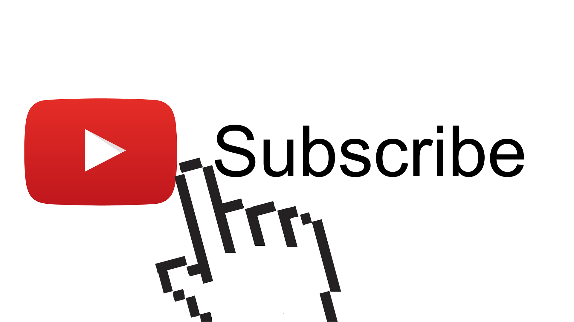 Hand Sign With Youtube Subscribe Button Free Download, Videos PNG ...