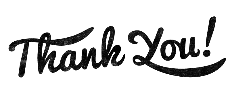 Thank You Image PNG Transparent Background 800x317px - Filesize