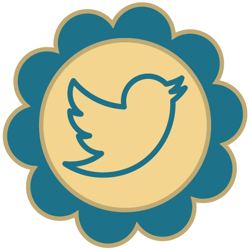 Twitter Retro Social Media Icons PNG Transparent Background 513x513px