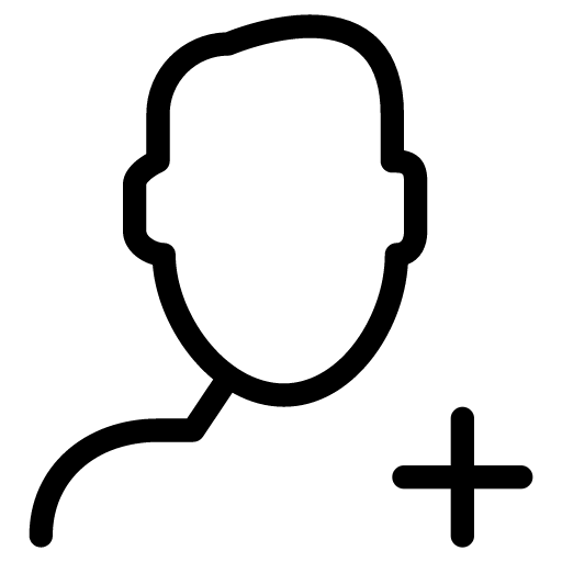 Add User Icon Free PNG Transparent Background 512x512px - Filesize ...