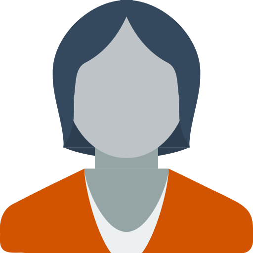 Orange Clothed Female User Hd Icon PNG Transparent Background 512x512px