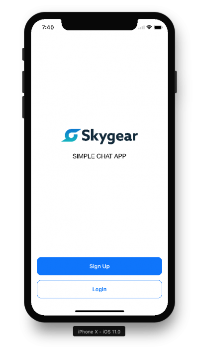 Ä°phone X Png Free Downlaod, Skygear App Screen PNG Images