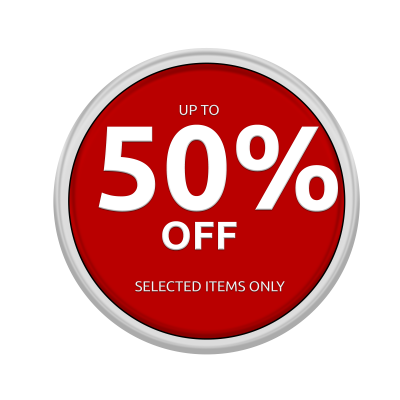 50% Off Icon PNG Images
