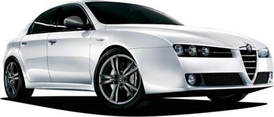 Alfa Romeo Grey Sedan Car Png PNG Images