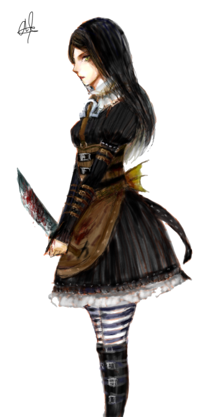 Black Alice Lidell Png PNG Images