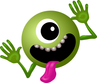 Smiley Green Alien Png PNG Images