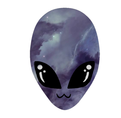 Smiling Purple Alien Face Clipart Png PNG Images