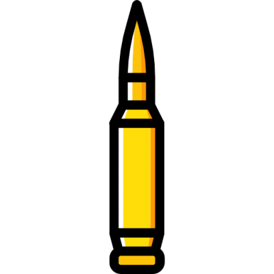 Edges Are Transparent Yellow With Black Stripes Ammunition PNG Images