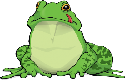 Great Frog Amphibian Green Language Out There HD Clipart PNG Images