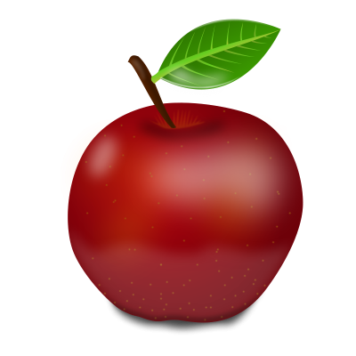 Digital Picture Of Red Fruit Apple Background Icon PNG Images