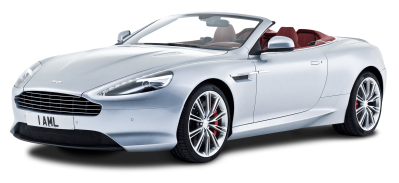 PNG Aston Martin White Convertible Car Png PNG Images