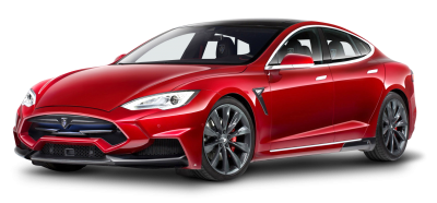 Red Sports Car Tesla Png PNG Images