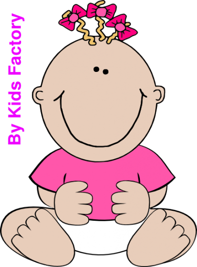 Pink Baby Girl Sitting Png Clipart PNG Images