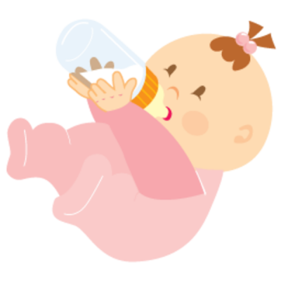 Baby Girl Drinking images PNG Images