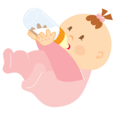 Baby Girl Drinking Images PNG Images