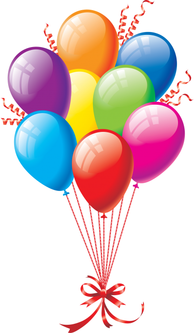 Ribbon Colorful Flying Balloons Png Download, Fancy, Fun, Time PNG Images