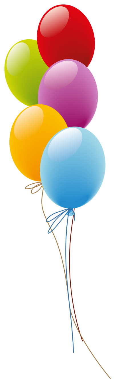 Cartoon Colorful Balloons Image, Drawing, Art, Fly, Flying PNG Images