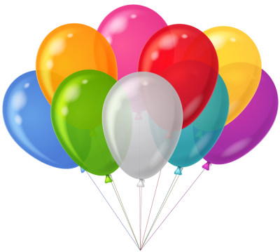 Color Balloon Background Transparent PNG Images
