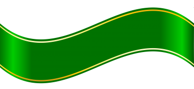 Curve Banner Png Green PNG Images