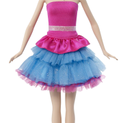 White And Blue Barbie Doll Png Transparent Images PNG Images