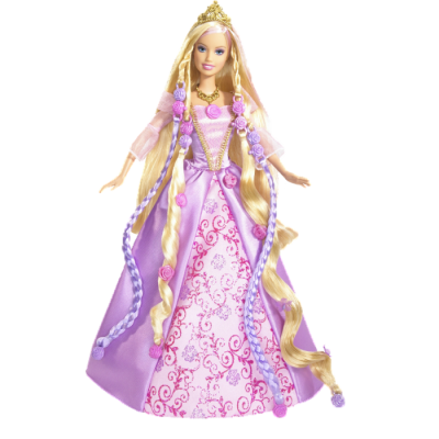 Barbie Doll in Purple Dress Hd Transparent PNG Images