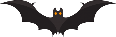 Scary Bat With Orange Eyes Png Transparent PNG Images