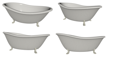 Bathtub Set Png PNG Images