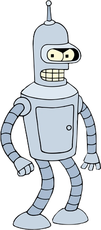Bender Cut Out Png PNG Images