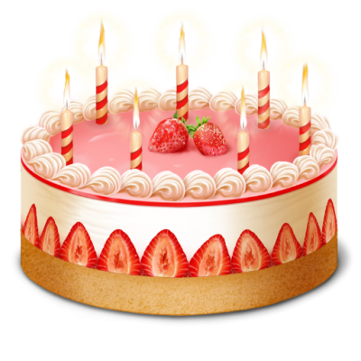 Birthdaycake, Cake, Candles, Celebration, Party, Three Icons Ong PNG Images