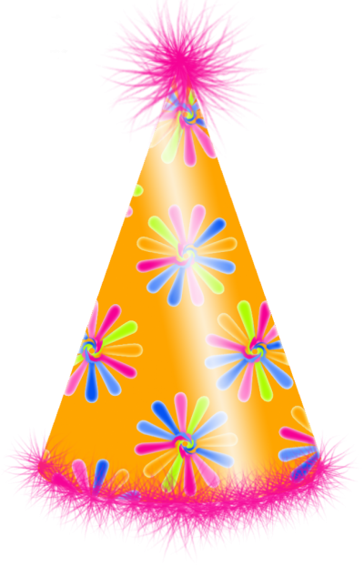 Orange Birthday Hat Png Images PNG Images