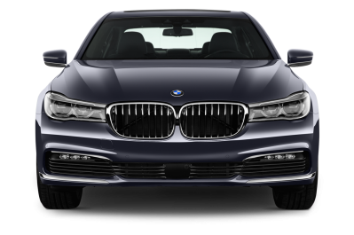 Transparent PNG BMW 740i Sedan Front View PNG Images