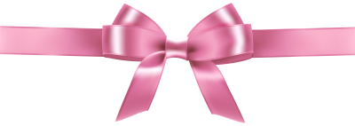 Cute classic pink ribbon transparent clipart photo png