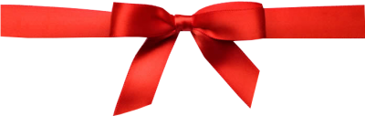 Red birthday ribbon png clipart background