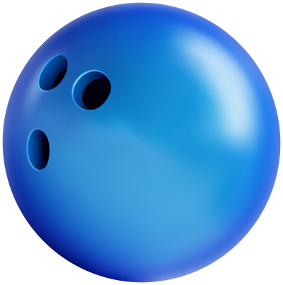 Blue bowling ball picture clip art png