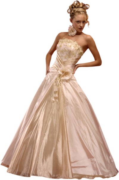 Transparent Bride Dress Png PNG Images