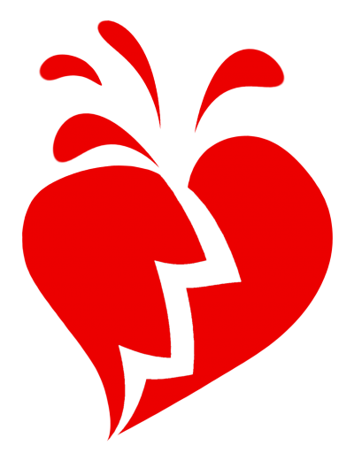 Vector Broken Heart PNG Images