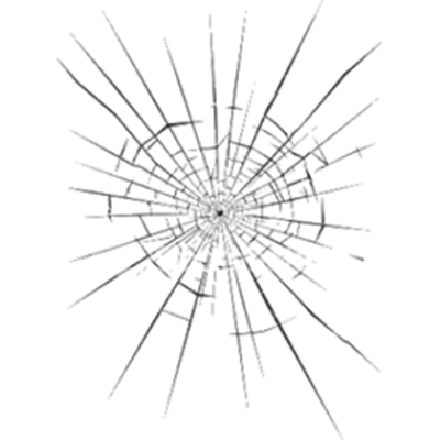 Broken Glass White Png PNG Images