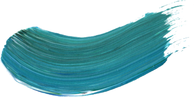 Turquoise Wavy Paint Brush Stroke Free Transparent PNG Images