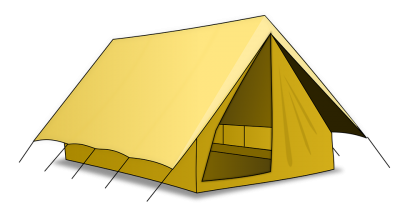 Tent Setup, Drawing, Nature, Trip, Yellow Camping Transparent Hd PNG Images