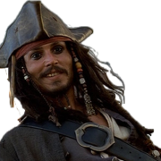 Black Captain Jack Sparrow Png PNG Images
