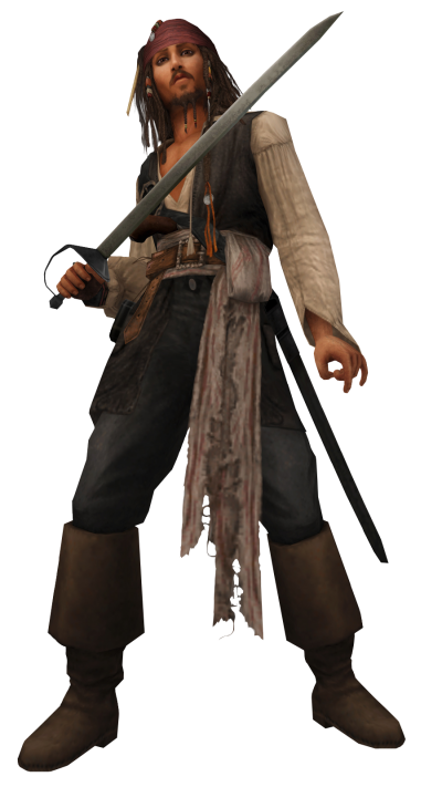 Kingdom Hearts Insider Captain Jack Sparrow Png PNG Images