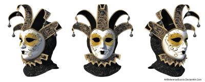 Venetian mask from angles images 3 png