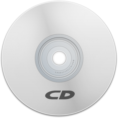 White Real Cd Icon Transparent PNG Images